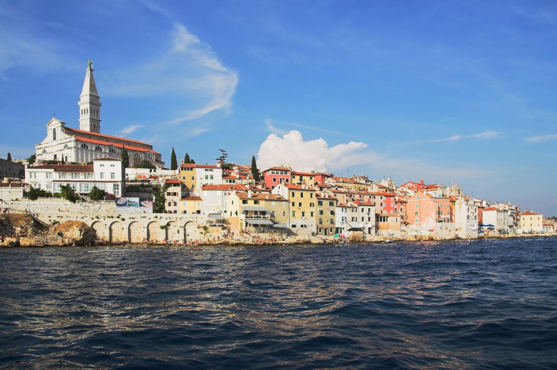 'View of the Mediterranean city from water. Rovinj. Croatia.' - Istria