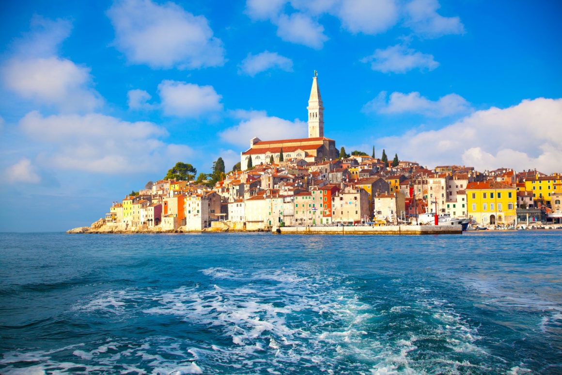 'old Istrian town in Porec, Croatia.' - Istria